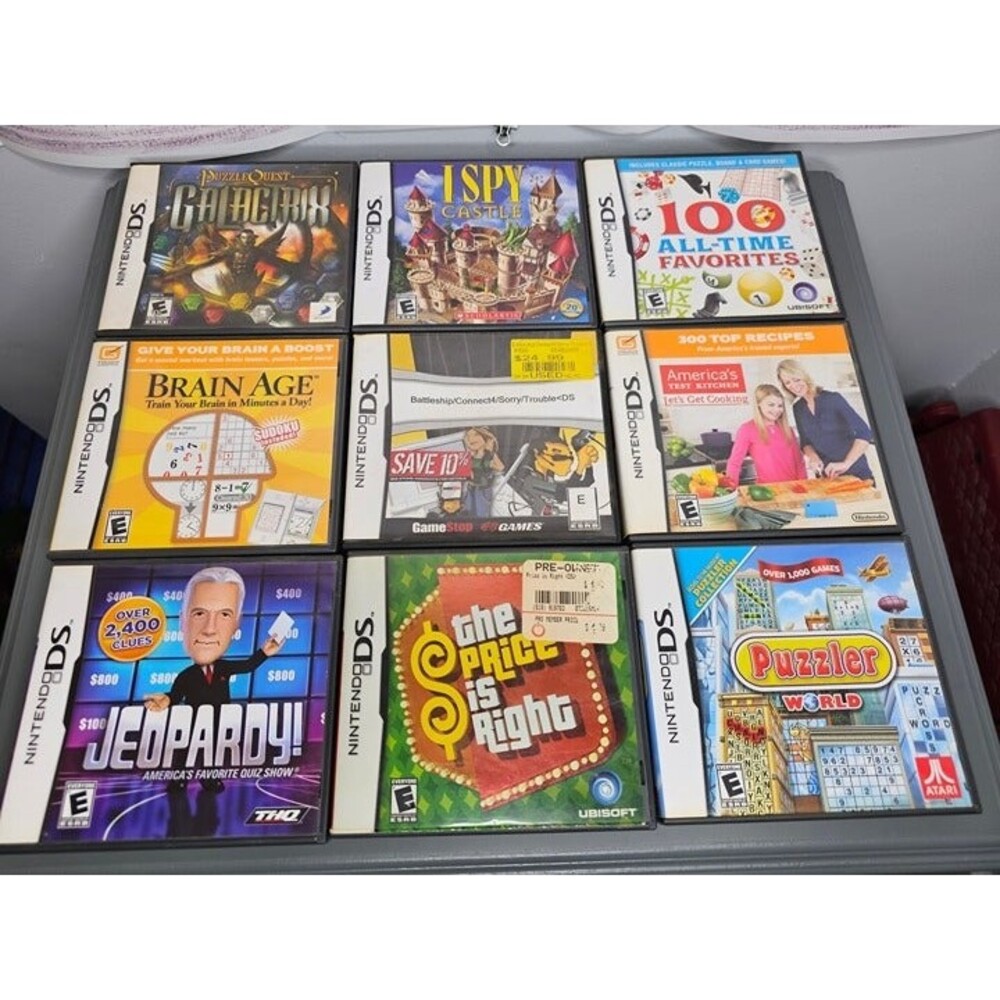 Lot of 9 Games for Nintendo Gameboy DS **8 of 9 are CIB**